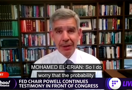 El-Erian: It’s 'uncomfortably possible' that the Fed will 'push us into recession'